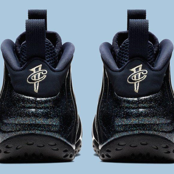 Women Nike Air Foamposite One Obsidian Glitter BOX - Picture 2 of 8